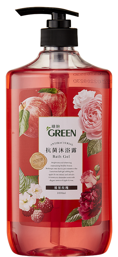 綠的抗菌沐浴露-蘋果玫瑰