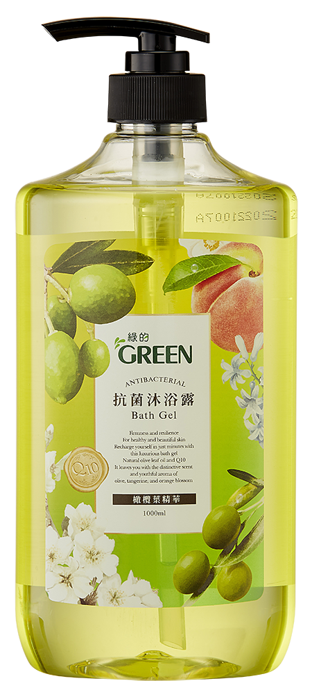 綠的抗菌沐浴露-橄欖葉精華