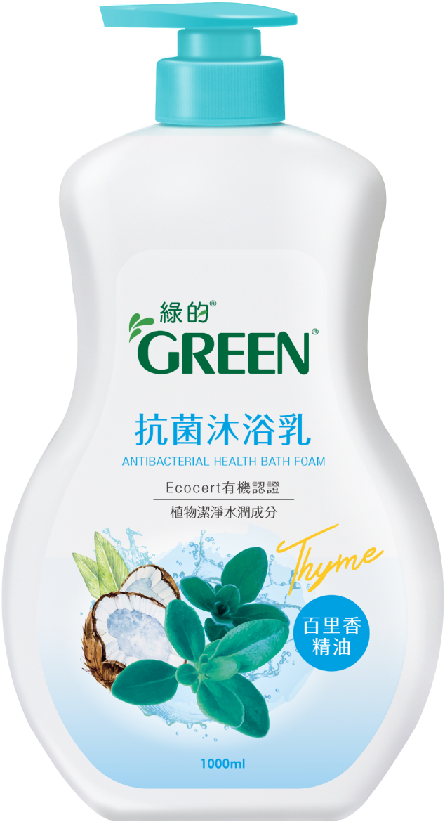 綠的抗菌沐浴乳－百里香